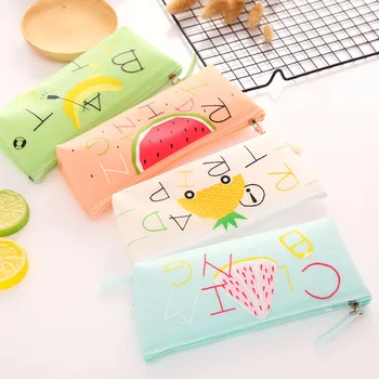 

Fresh Fruit pencil case Cute Candy color pencil bag Stationery pen pouch gift school supplies canetas Zakka