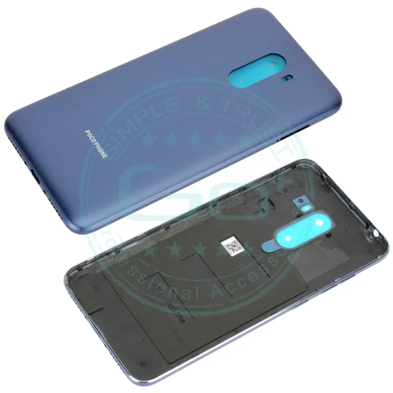 Original Xiaomi Pocophone F1 Back Battery Cover Plastic Rear Housing ...