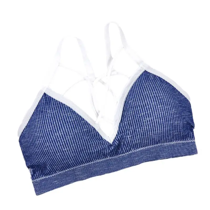 Women Yoga Padded Sport Shirt Women Shockproof Sports Bras Breathable Athletic Fitness Running Vest Tops Gym Shirt