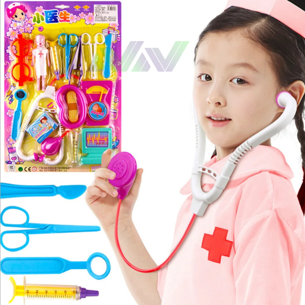 2016 New Doctor Toys Children Pretend Play House Toys Child Medical Kit