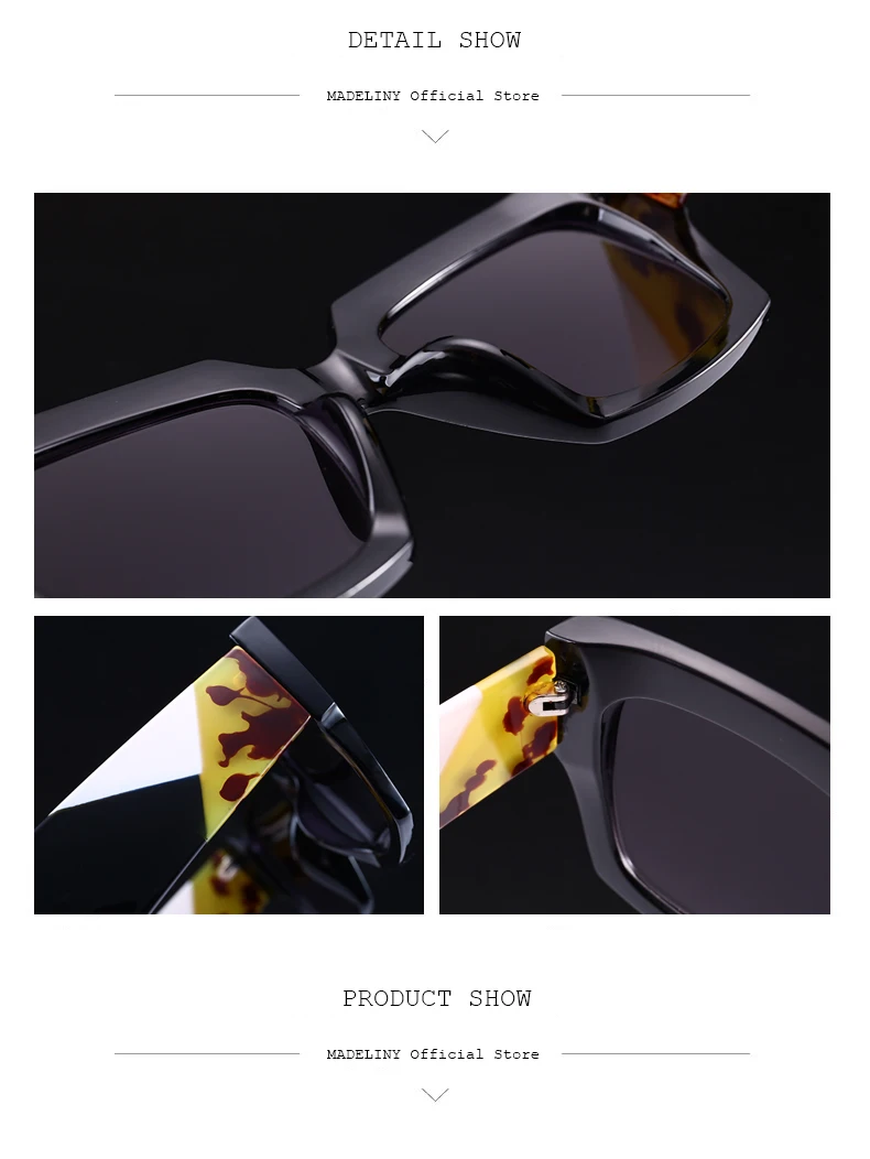 MADELINY, модные квадратные солнцезащитные очки, женские, фирменный дизайн, классика, Ретро стиль,, негабаритные, солнцезащитные очки, Lentes De Sol Mujer, UV400, MA090