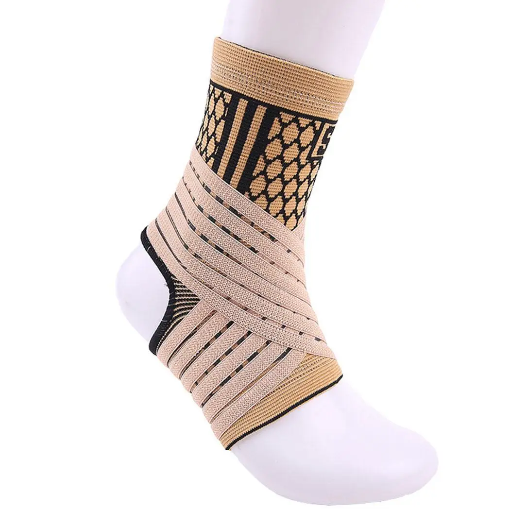 Unisex Sports Gym Elastic Ankle Support Wraps Fitness Protection All