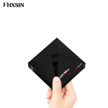

VHXSIN A5X MAX Android TV Box A5X MAX RK3328 Quad Core 64bit A53 4GB/32GB 2.4G WIFI