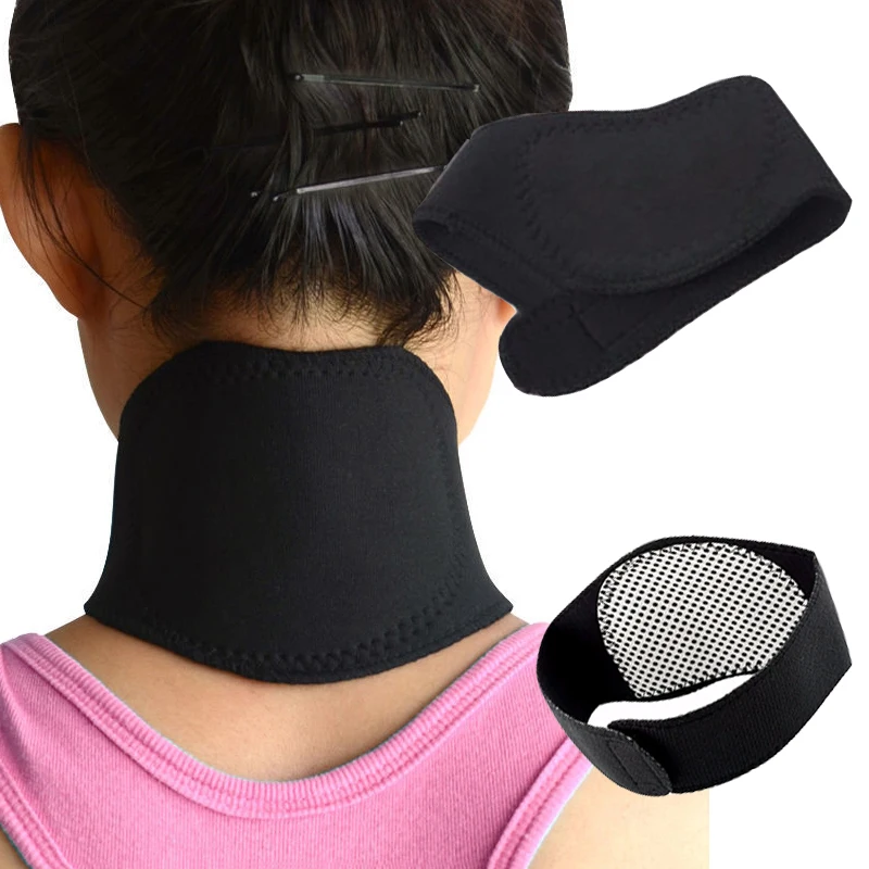 Турмалиновый магнитный массажер для шеи шейный позвоночник защита спонтанная нагревательный пояс массажер для тела