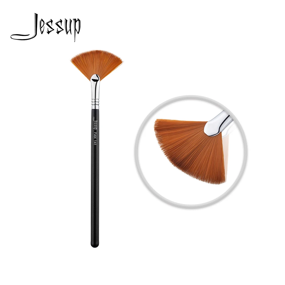 

Jessup brush Highlighter Makeup brush Powder Liquid Cream for Face Synthetic hair FAN 141