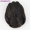 JOY&BEAUTY Synthetic Hair Piece Braided Chignon Clip In Hair Bun High Temperature Fiber Donut Hair Rollers 6 colors available ► Photo 3/6