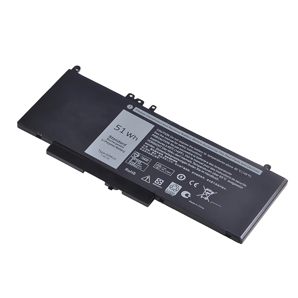 51Wh G5M10 ноутбук Батарея для DELL Latitude E5450 E5470 E5550 E5570 Тетрадь 15," G5M10 8V5GX R9XM9 WYJC2 1KY05 079VRK TXF9M