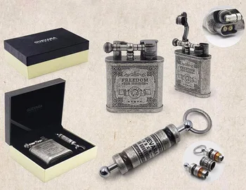 

GUEVARA Nostalgic Old Vintage Cigarette Lighter Cigar Drilling Punch Set COHIBA