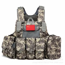 Восемь карман Commando тактический жилет США боевой Открытый CS поле Велосипеды проколостойкие военные дезерты Пеший Туризм жилет moell