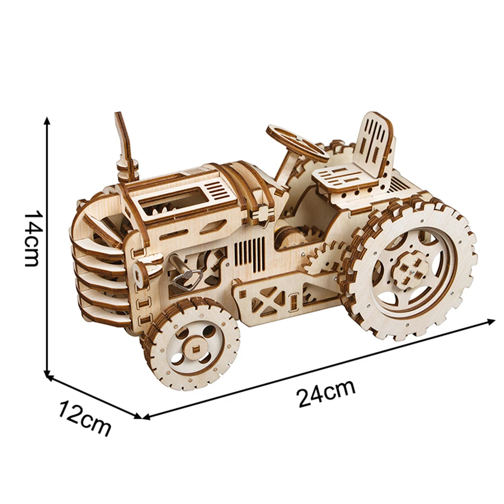 Quebra-cabeça de Madeira Cartão de Madeira Gear Drive Mecânica Modelo Kits Montagem Blocos Crianças Inteligência Desenvolvimento Brinquedos Presente Diy 11 modelo kits montagem blocos cartão de madeira