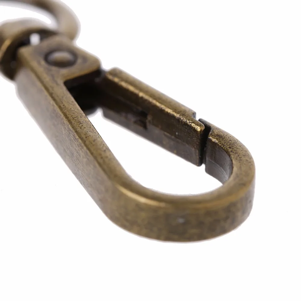 THINKTHENDO 6Pcs 48x1.6x1cm Swivel Clasp Spring Snap Hook Key Ring Chain Bag Hardware Accessories 7 Color THINKTHENDO 6Pcs 48x1.6x1cm Swivel Clasp Spring Snap Hook Key Ring Chain Bag Hardware Accessories 7 Color