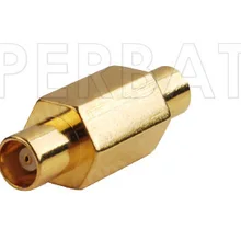 Superbat 5 шт. MCX радиочастотный адаптер MCXFemale Jack to Jack прямой радиочастотный коаксиальный разъем