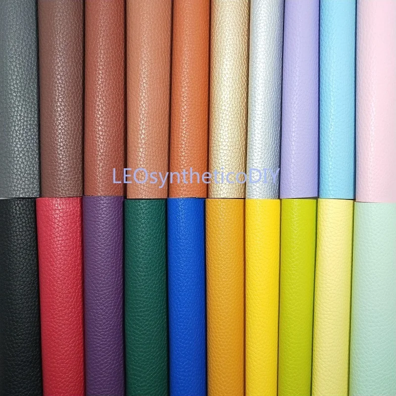 

1PC 21X29CM Synthetic Letaher, Cuero Sintetico Embossed Litchi Leather For Making Bows Accessories LEOsyntheticoDIY T133