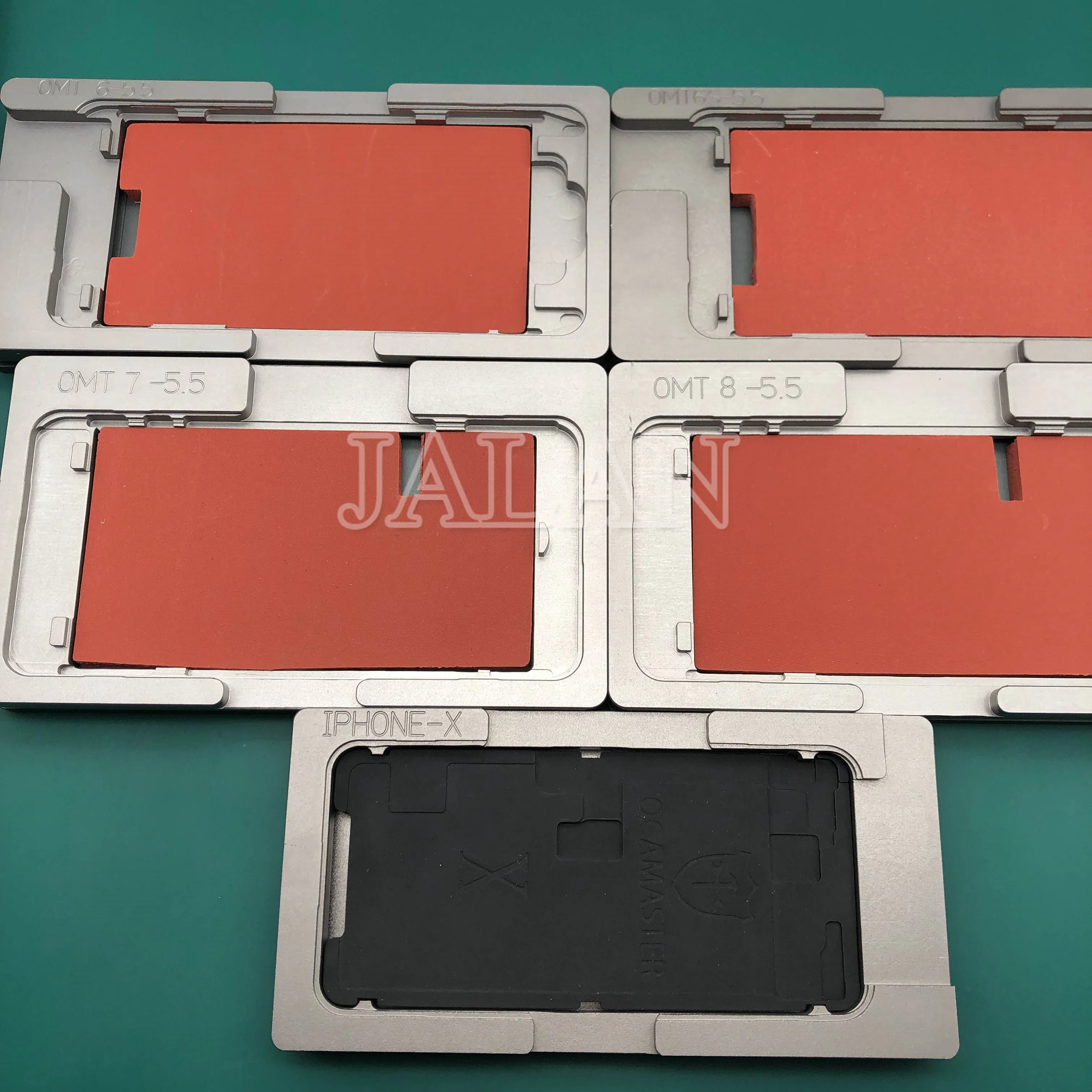 

2 in 1 OCA MASTER laminate mold for iPhone 6 6s 7 8 xs max xr LCD display glass digitizer universal unbent flex location mould