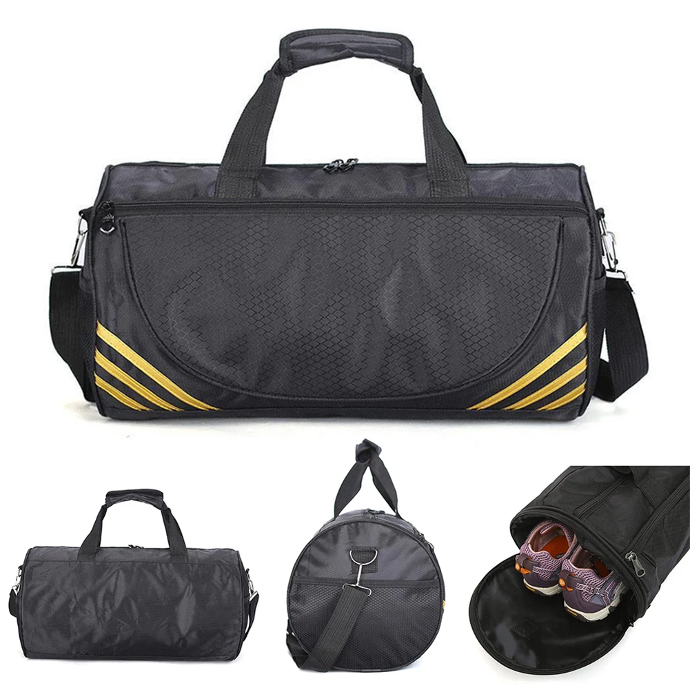 Outdoor Waterproof Nylon Sport Gym Bags Men Women Training Fitness