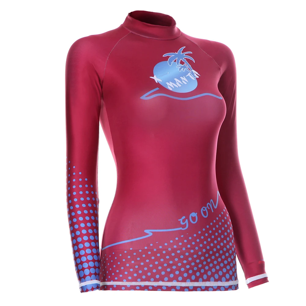 Dive&Sail rash guards women simsuits shirts/cropped pants top lycra