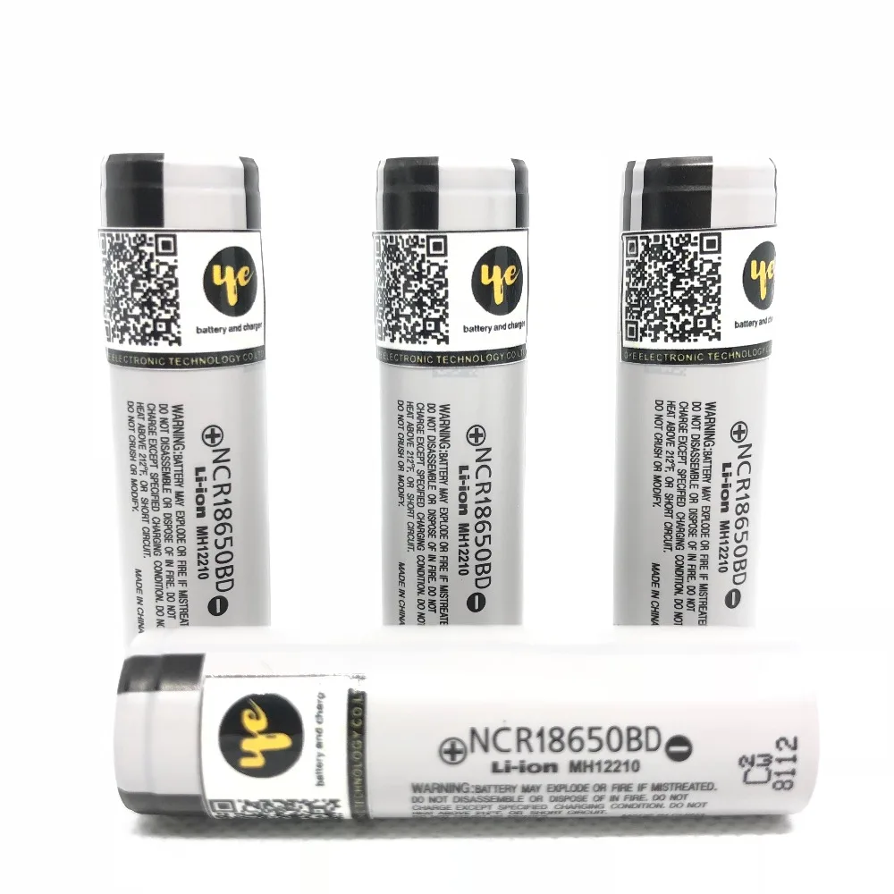 4 шт. NCR18650BD bateria 18650 литий ионная батарея литиевая аккумуляторная aa для Panasonic BD 3200mah