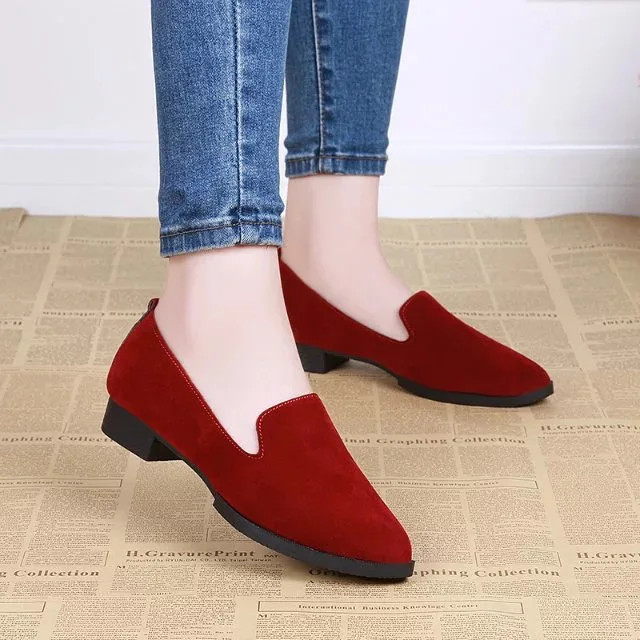

Plus Women Flats Candy Color Woman Loafers Spring Autumn Flat Shoes Women Zapatos Mujer Summer Shoes Plus Size Shoes Size35-43