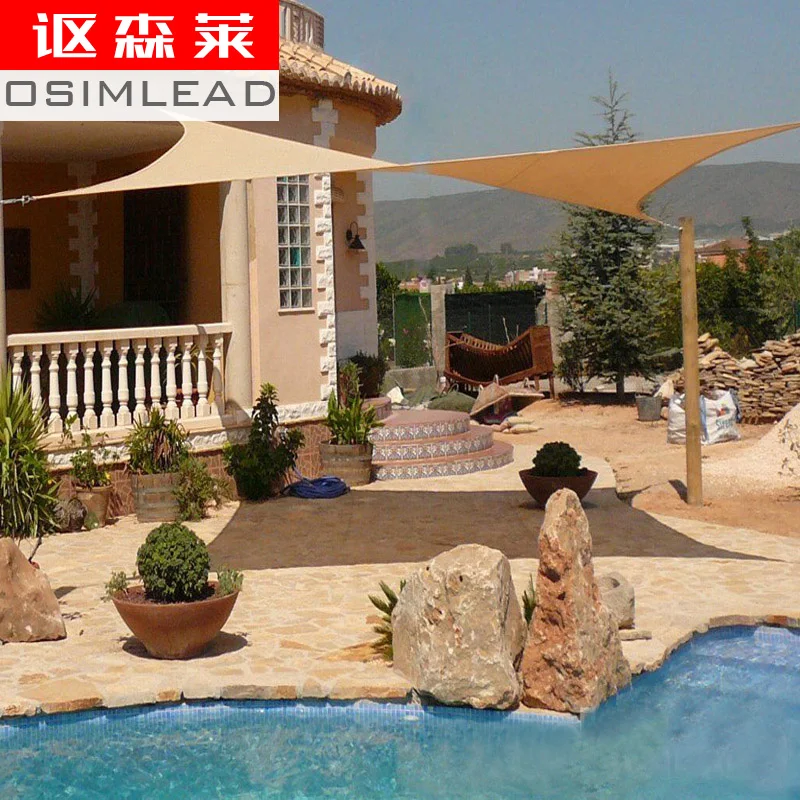 

Free Shipping 5m X 5m Rectangle Rectangle Shade tarps cloth NEW Rectangular UV Waterproof Rectangle Sun Shade Sail