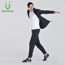 Модный осенне-зимний мужской спортивный костюм, футболка+ куртка+ штаны, спортивный костюм, комплект из 3 предметов, Спортивная мужская одежда, спортивный костюм