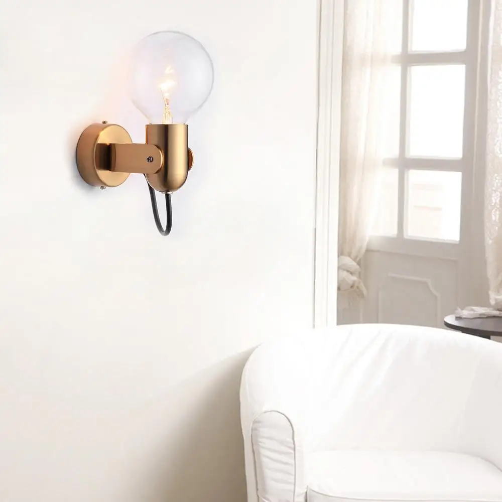 

E27 Wall Lamp Nordic Style LED Reading Light Bedside Illumination Modern Decor For Home Bedroom Corridor Hotel
