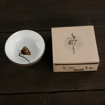 

Jingdezhen hand-painted ceramic tea cup Kung Fu mug
