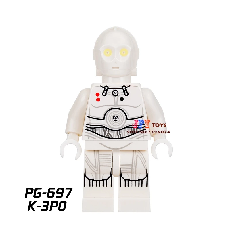 Один Звездные войны Супер герои marvel dc comics K-3PO SW725 строительные блоки модели Кирпичи игрушки для детей комплект brinquedos menino