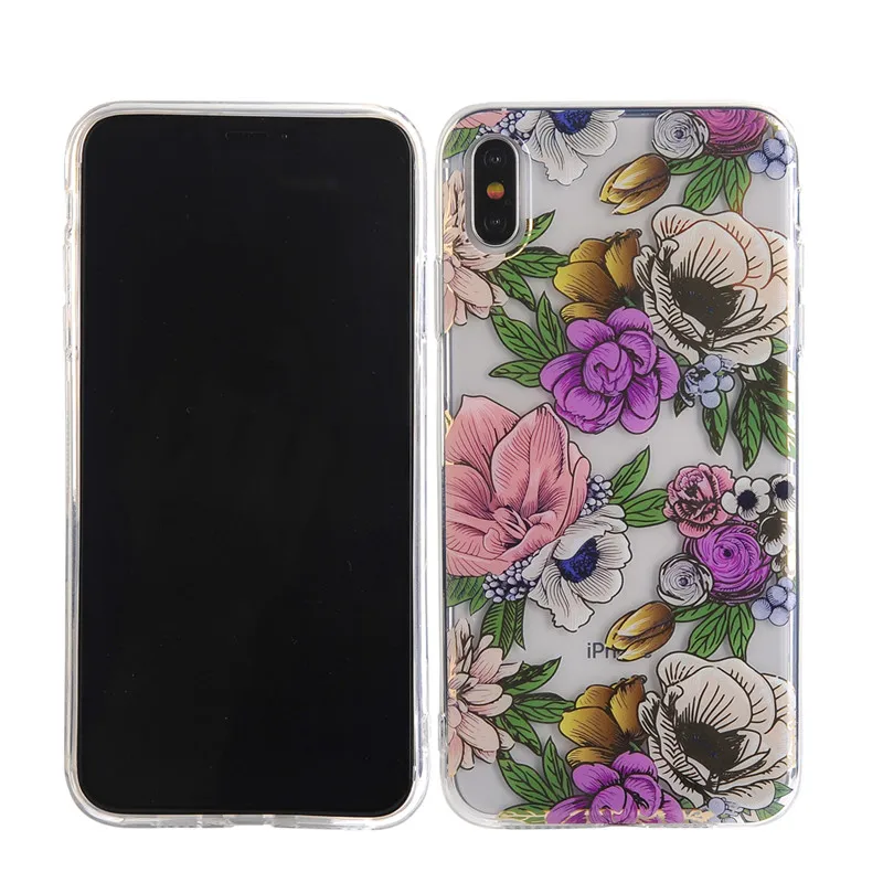 Floral plating iphone 7 case-4 (2)