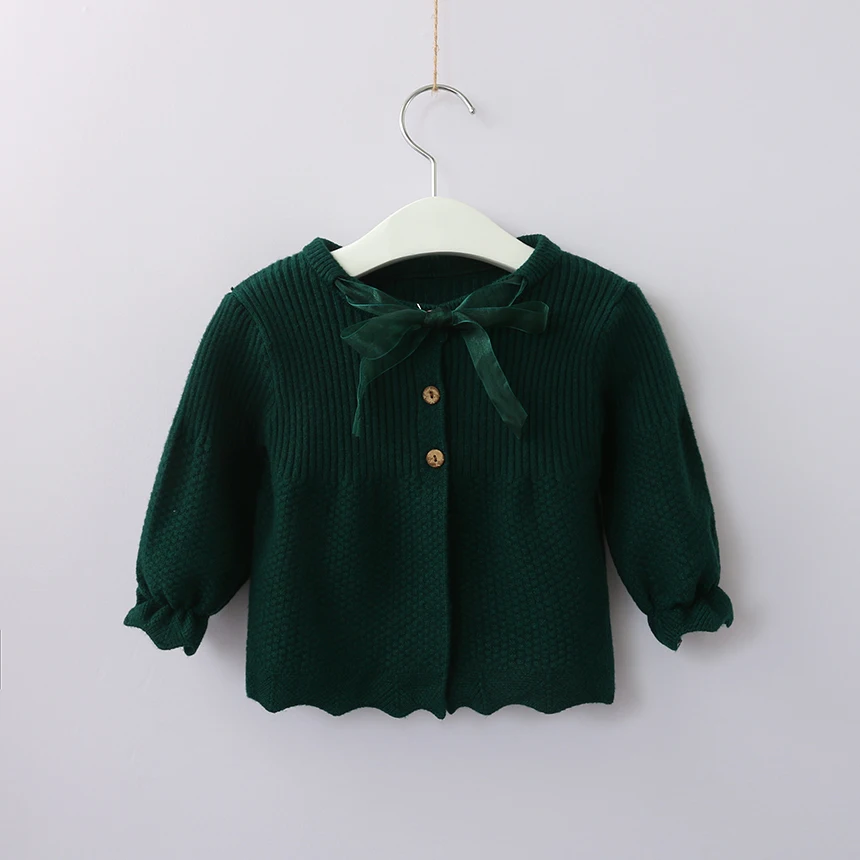 

Toddler Girl Winter Clothes Kids Knitted Sweater For Girl Wholesale Bulk Lots Clothes Girl Fashion Designer Sweater With Bow