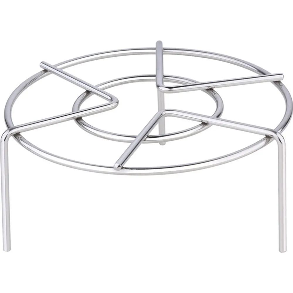 Round Stainless Steel Steam Rack Trivet Kitchen Cooking Tool FREE SHIPPING