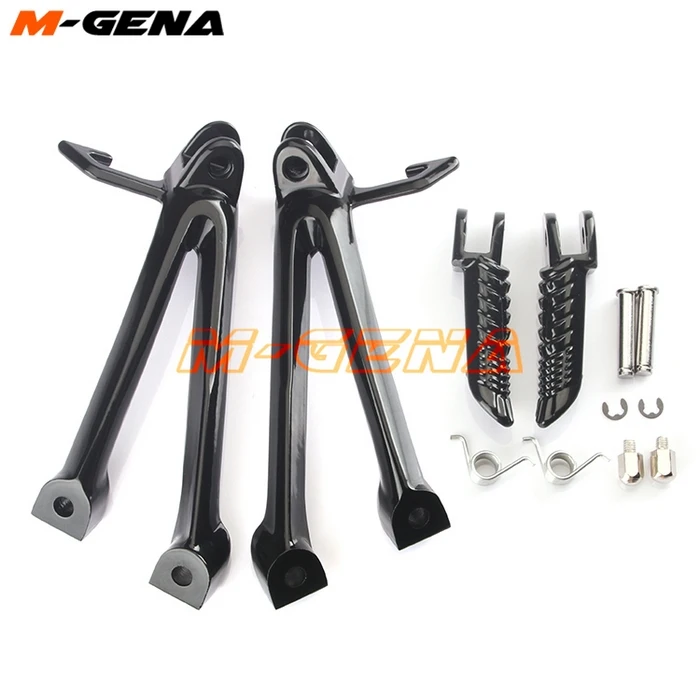 Rear Footpegs Foot Pegs Footrest Pedals Bracket For GSXR600 GSXR750 GSX600R GSX750R GSX-R650 GSX-R750 K6 2006-2007 06 07