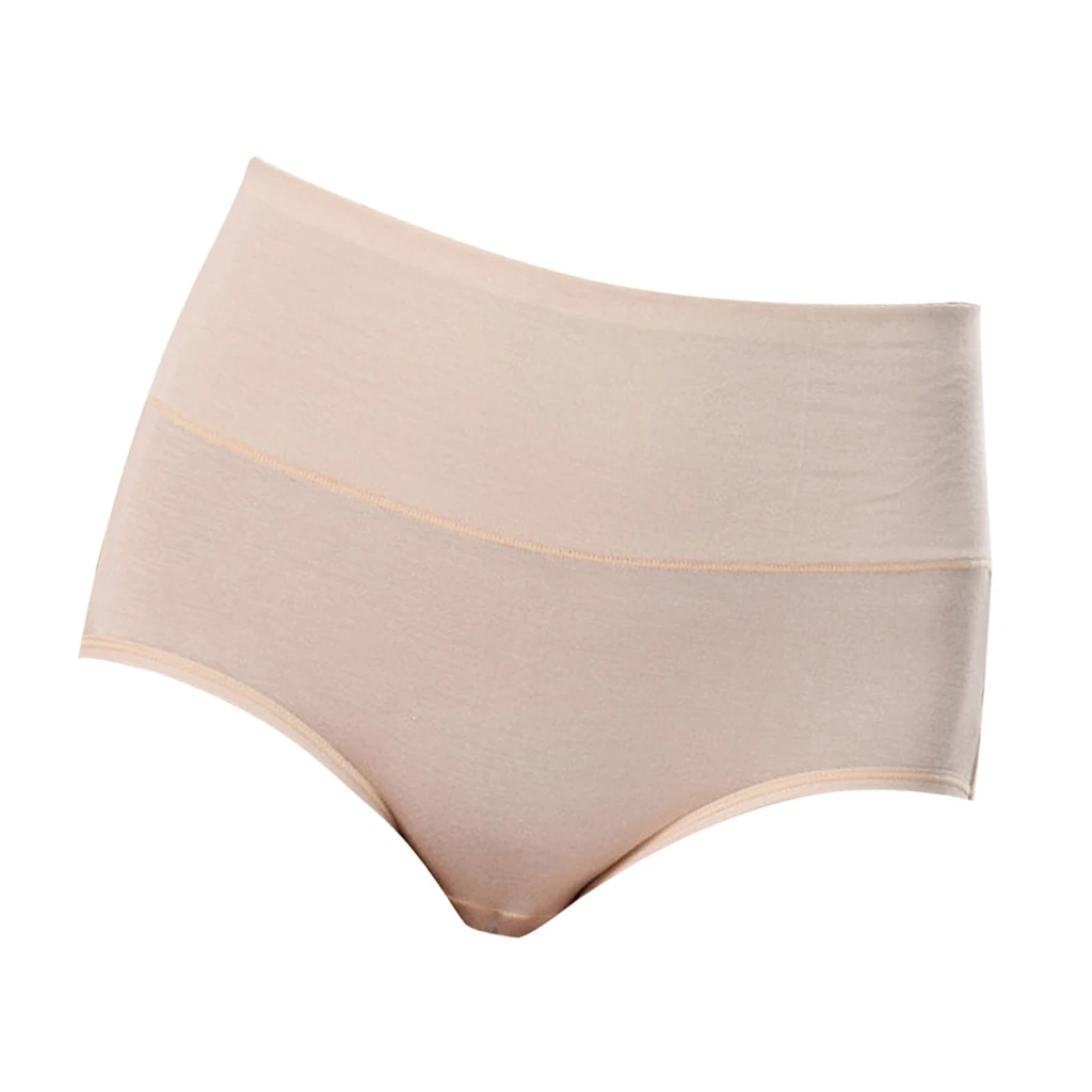 Apricot XL Для женщин дамы послеродовой менструальный период защитные хлопковые трусики Нижнее белье Панталоны - Цвет: Apricot XL