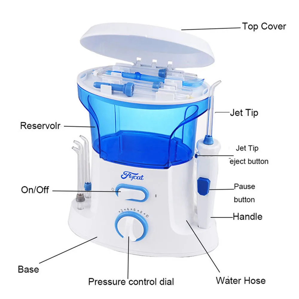 

Dental Care Teeth Cleanedental Flosser Destroy Bacteria Power Water Jet Oral Hygiene Family Pack Oral Care Irrigator Series2