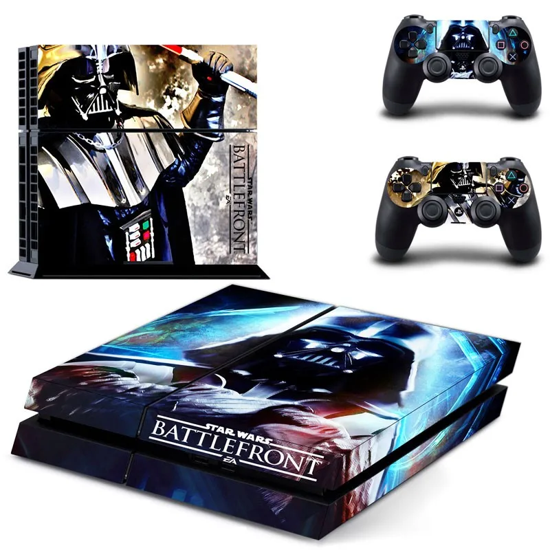 Star Wars виниловые наклейки на кожу Крышка для sony PS4 Игровые приставки 4 консоли и 2 контроллера», «The Force Awakens» Стикеры