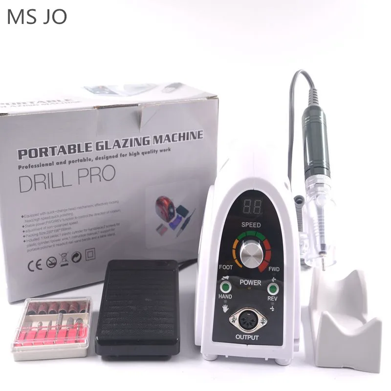 

LCD screen Electric Nail Drill Machine 30000 RPM Pro Diamond Nail File Drill manicure And Pedicure Drill Polish Tools Kits