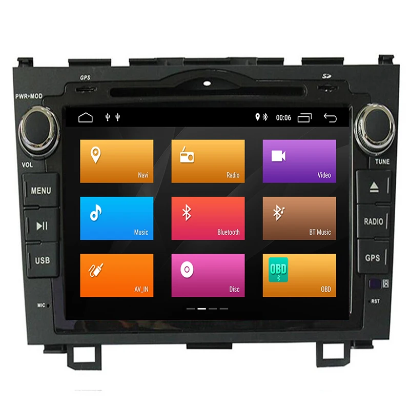 Top 2019 8 core 4G Android 9.0 DSP IPS SCREEN HD AV Output CAR GPS For CRV CR-V DVD PLAYER navigation radio multimedia player stereo 2