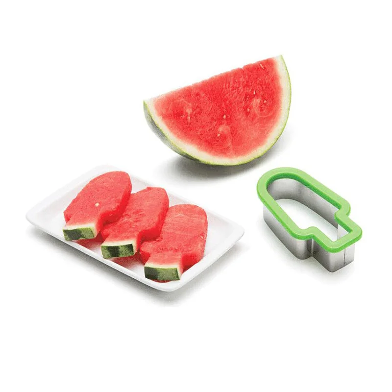 

Fruits Salad Slicers Watermelon Cutting Slicer Honey-Dew Melon Cutter Chopper Tong Sandia Smart Kitchen Gadget Paring Tool