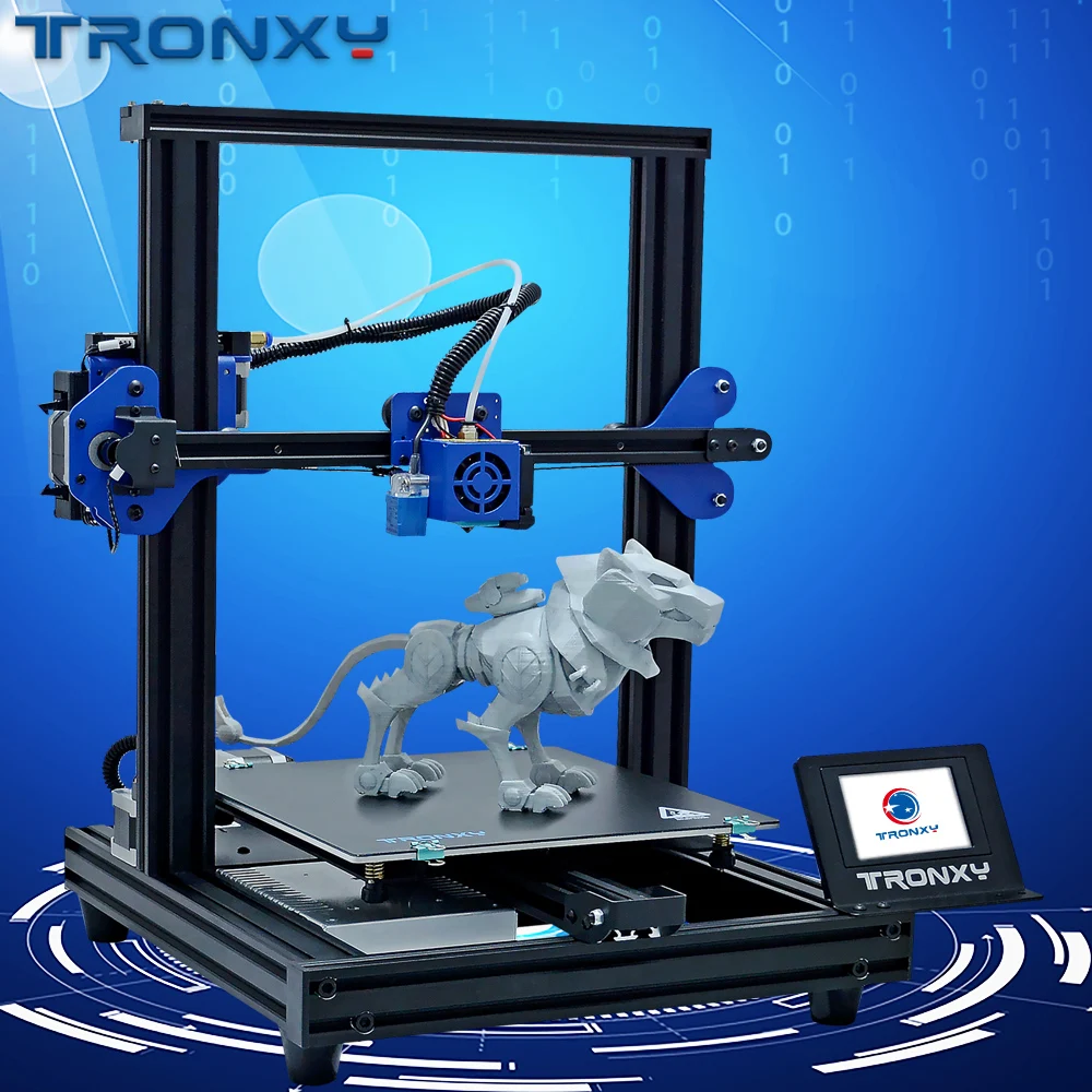 Модернизированный Titan экструдер TRONXY фотографический 3D-принтер размер