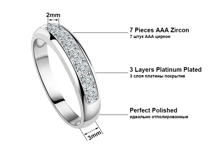 ORSA JEWELS, роскошное обручальное кольцо с австрийским цирконием для женщин, кольцо вечности,, розовое золото и серебряное кольцо, поставщик OR24