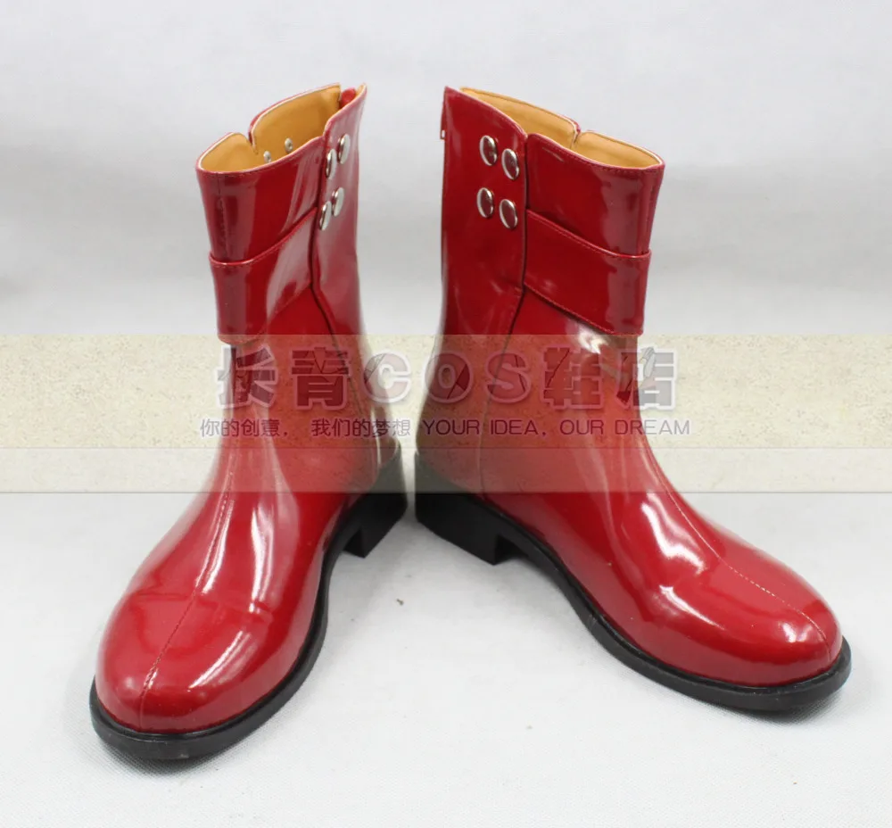 

Dramatical Murder MIZUKI Red Cosplay Shoes Boots C006