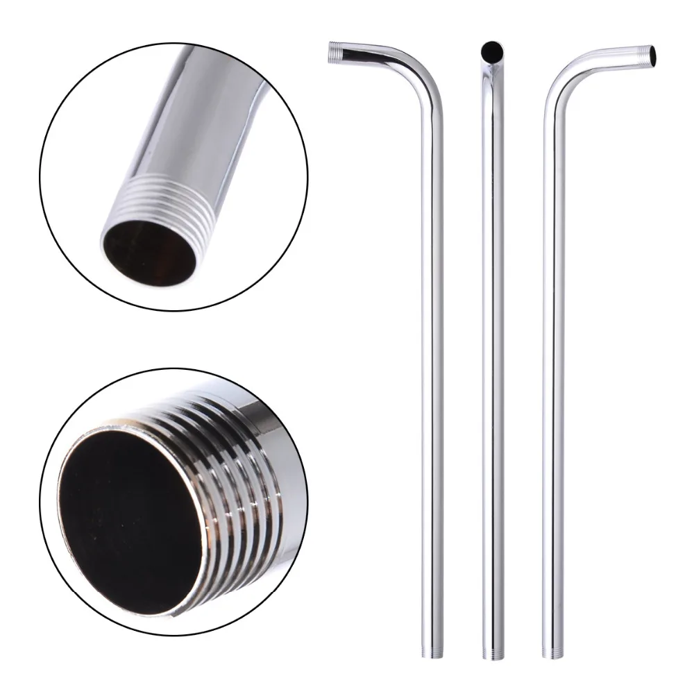 24 "60 Cm Treo Tường Tắm Cánh Tay Thép Không Gỉ Nối Dài Cánh Tay Ống Chân Đế Cho Lượng Mưa Tắm Phòng Tắm phụ Kiện|Cần vòi hoa sen| - AliExpress