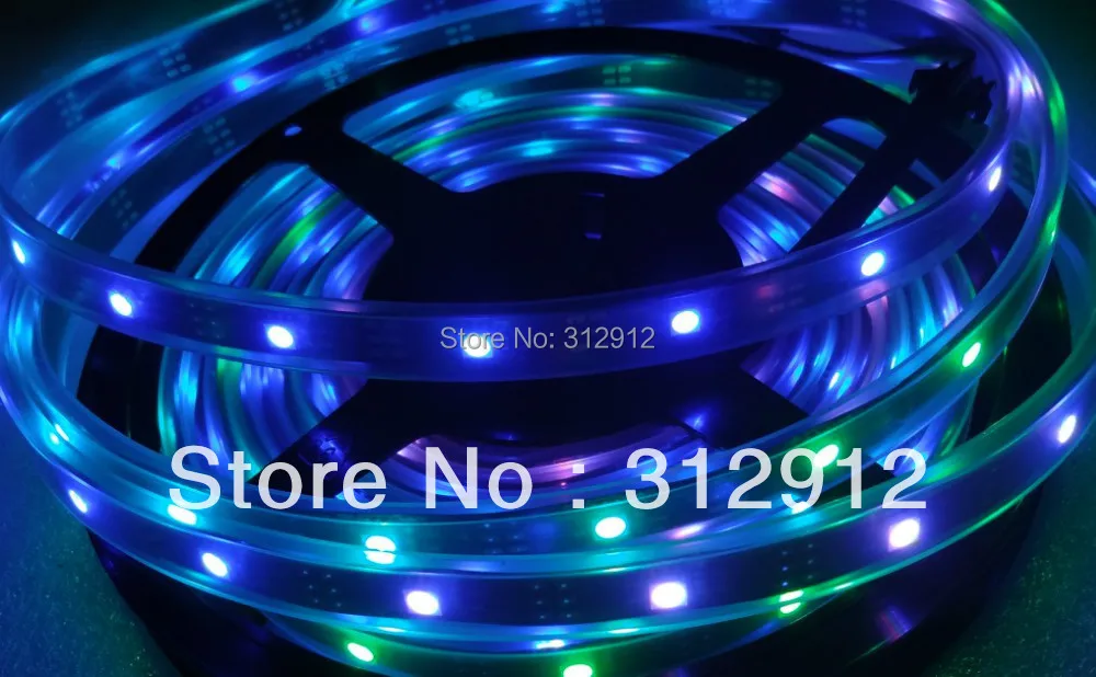 Светодиодная Пиксельная лента 5 м DC5V INK1003 IP68 30 светодиодов 5050 (RGB с IC)/м пикселями