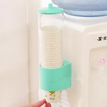 Анти-пыль автоматический диспенсер для чашек одноразовый Бумажный стаканчик вешалка для хранения самоклеящийся контейнер полка кухонный Органайзер