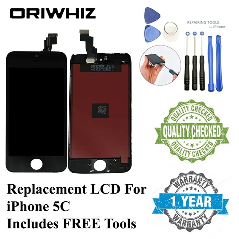 

3D Touch LCD For iPhone 5C 5S 6S 8 Display LCD Touch Screen With Digitizer Replacement Assebmbly Frame Highscreen No Dead pixel