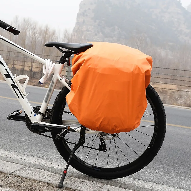 Велосипедный спорт дождевик для сумок сума мотоциклетные заднее сиденье сумка дождевик Велоспорт рюкзак сумки непромокаемые пыле Чехлы для мангала - Цвет: B