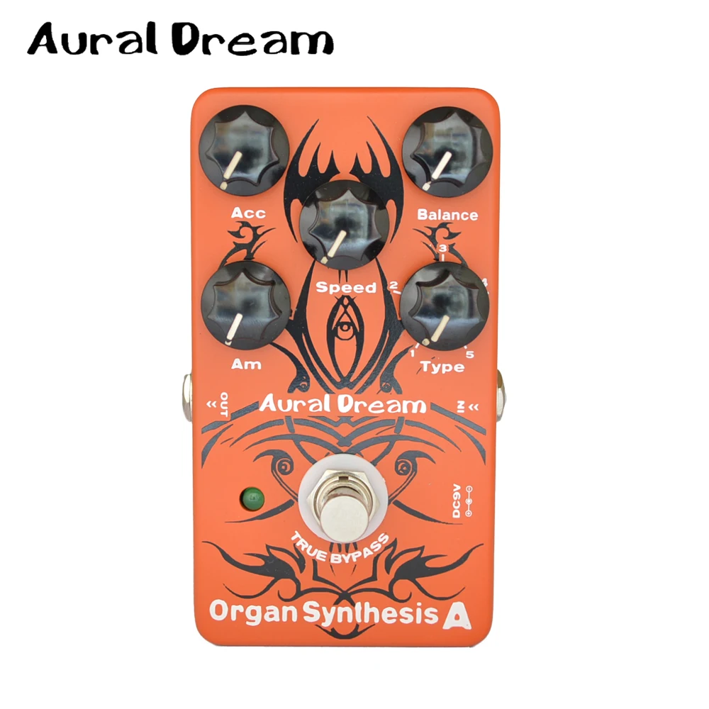 Aural Dream Organ Synthesis Guitar Effects Pedal Top Level Digital Filtering Technology True