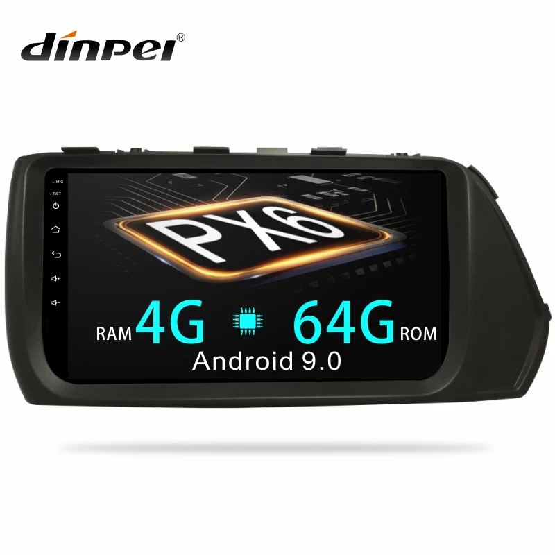 PX6 4+64G Android 9.0 Car Radio Multimedia Video Player Navigation GPS For solaris Hyundai1 2 Accent Reina Verna sedan 2017-2019 |