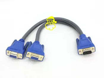

VGA/SXGA Monitor Y-Splitter Cable FOR C2G Cables to Go 29610One HD15 Male to Two HD15 Female SXGA