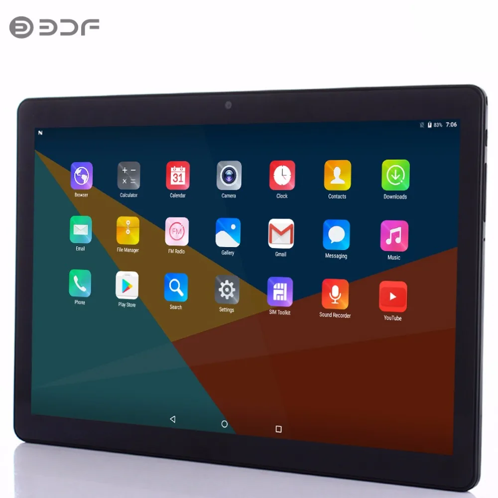 10.1 inch BDF Tablet Pc Android 7.0 2GB +32GB Octa Core 2G 3G 4G LTE ...