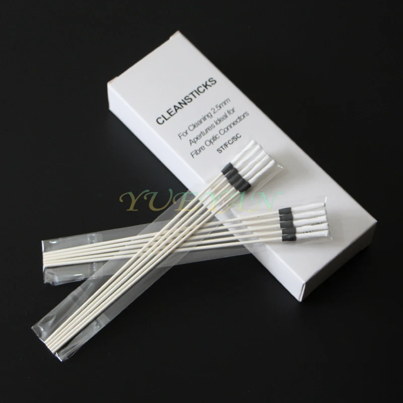 YUEYANTX 100pcs Fiber Optic Cleaning Solutions Optical Fiber Cleaning
